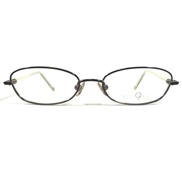 Nine West Petite Eyeglasses Frames 309 FB9 Black White Rectangular 49-16-130