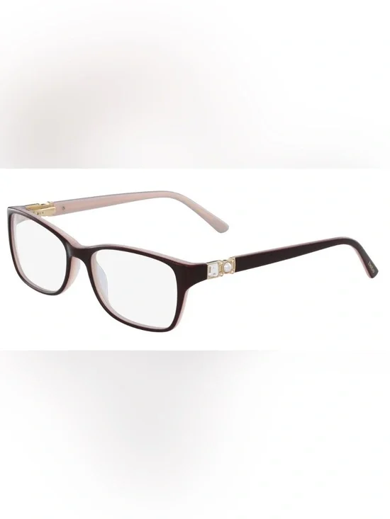 bebe Women's Brown Glasses with Gold Accent w/ case
