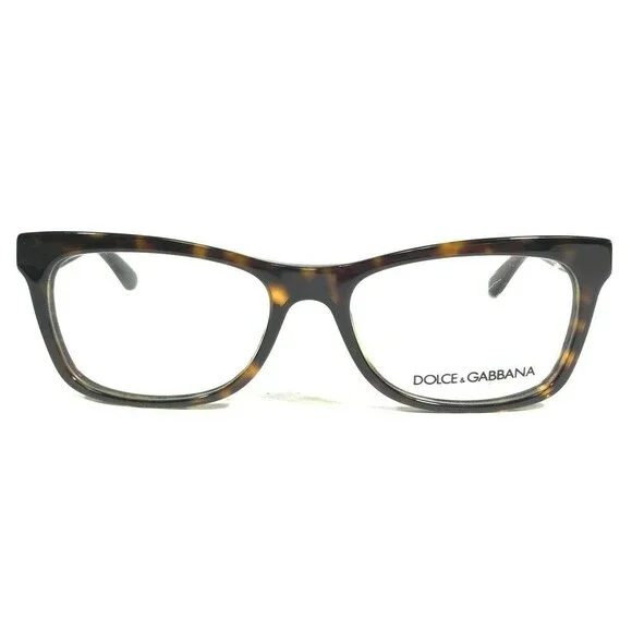 Dolce & Gabbana DG3199 502 Eyeglasses Frames Tortoise Round Cat Eye 53-17-140