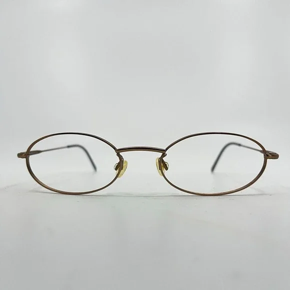 FENDI FENDISSIME‎ Rare Gold Metal glasses F123 COL 884 49/19-140 mm H7263