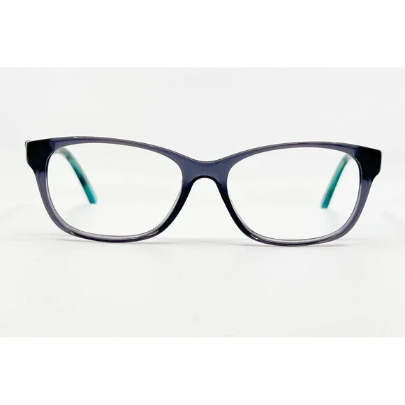 Anne By I-Deal Optics Eyeglasses Womens Blue Great Tortoise 52-16-140