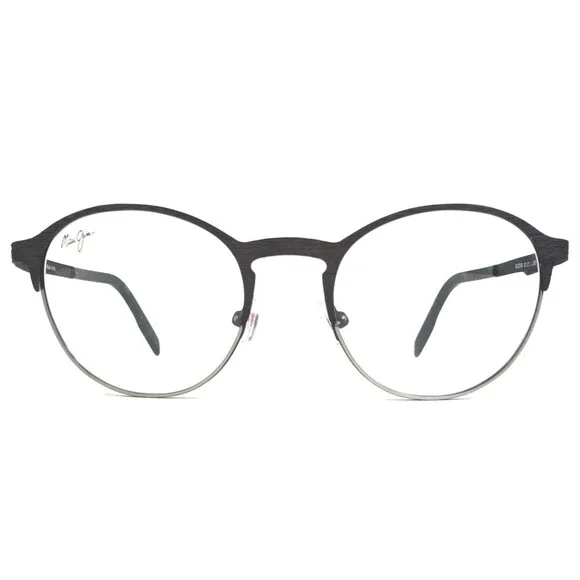 Maui Jim Eyeglasses Frames MJO2108-25D Matte Purple Woodgrain Gray 51-21-145