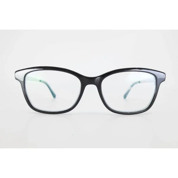Guess GU9177-3 Eyeglasses Black Blue Rectangular Frames 47-15-130 Demo Lenses