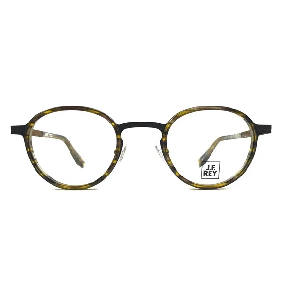 J.F. Rey Eyeglasses Frames JF3065 0050 Matte Brown Amber Tortoise 45-23-144