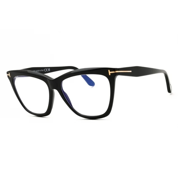 NWT Tom Ford FT6064-B Black Cat Eye 56mm Eyeglasses