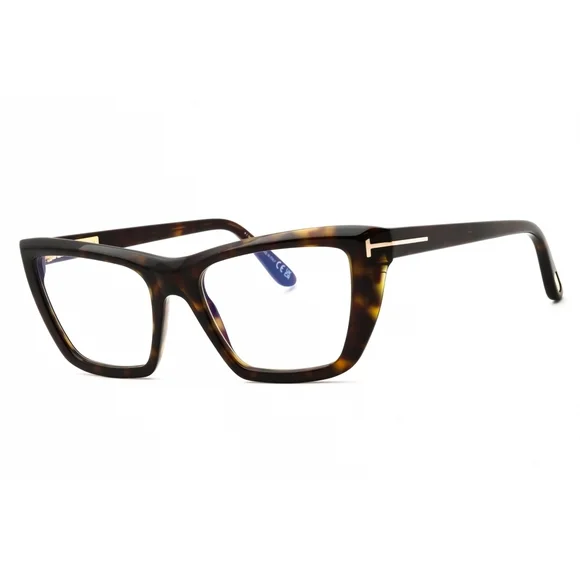 NWT Tom Ford FT6047-B Dark Havana Cat Eye 54mm Eyeglasses