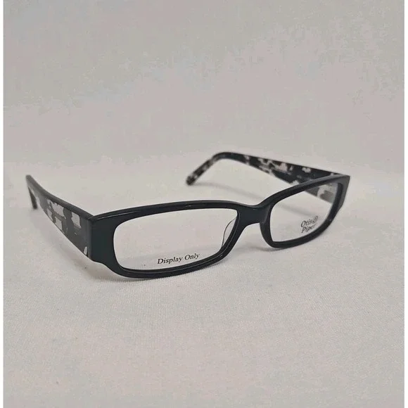 Otis and Piper‎ OP5004 001 53 15 135 Black Demi Eyeglasses Frames Plastic New
