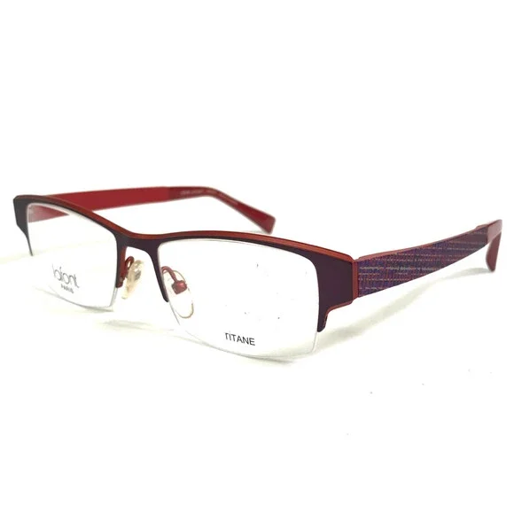 Jean Lafont Eyeglasses Frames HARMONIE 762 Purple Orange Rectangle 51-17-135