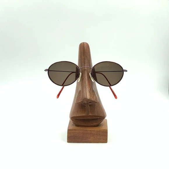 Vintage Red Oval Sunglasses Frames