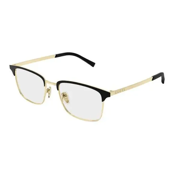 Gucci GG2135O Eyeglasses Gold Metal Rectangle