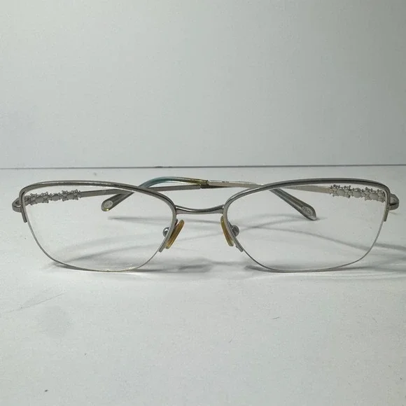 Tiffany‎ & Co TF 1109-H-B 6098 Silver Semi-Rimless Eyeglasses Frames 51-17-135