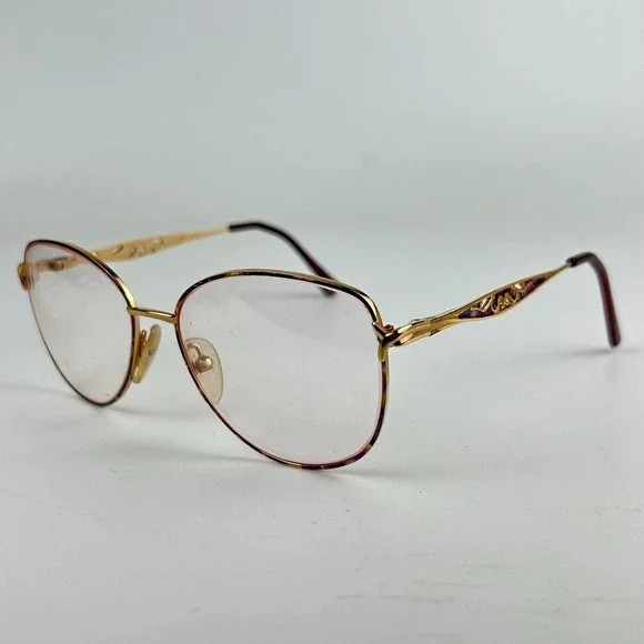 Elizabeth Arde 629-3 Womens‎ Eyeglasses Frame Gold Tone Oval Full Rim 54-16-135
