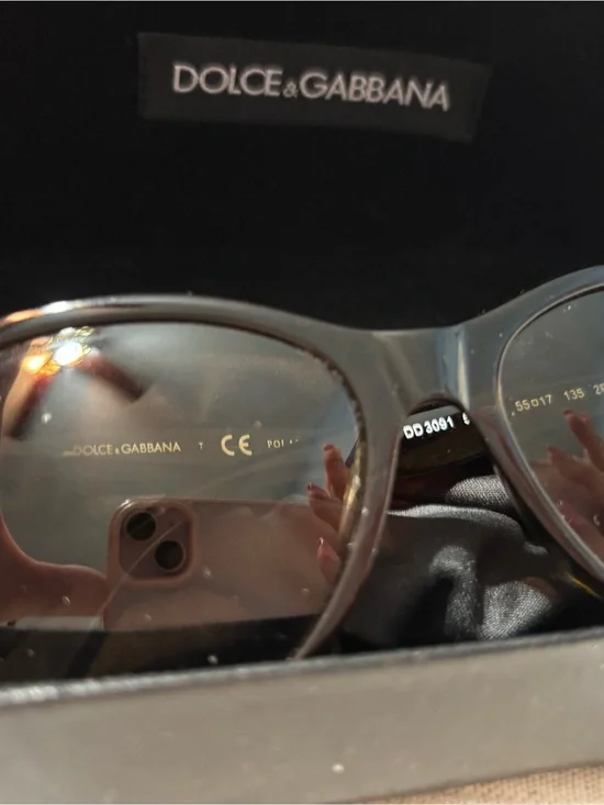 Dolce & Gabbana Brown Tinted Designer Sunglasses