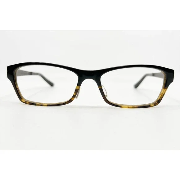 Superflex Eyeglasses Women Black Tortoise Hammered Temple SF-468 52-16-135
