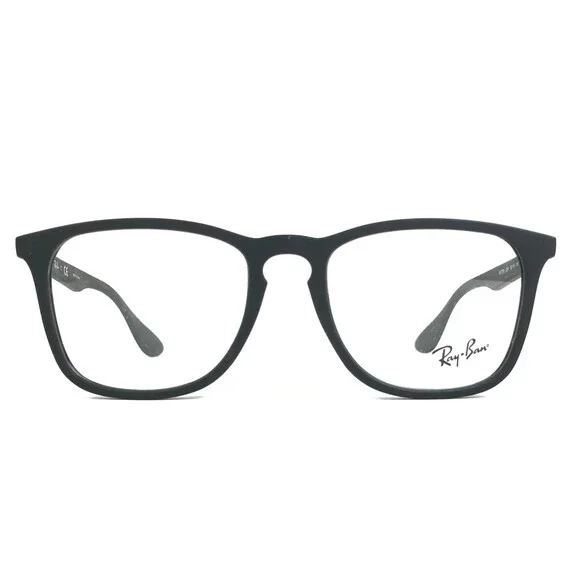 Ray-Ban Eyeglasses Frames RB7074 5364 Matte Black Rubberized Square 52-18-145
