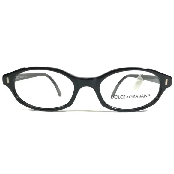 Dolce & Gabbana Petite Eyeglasses Frames DG 521 B5 Shiny Black Round 47-17-140