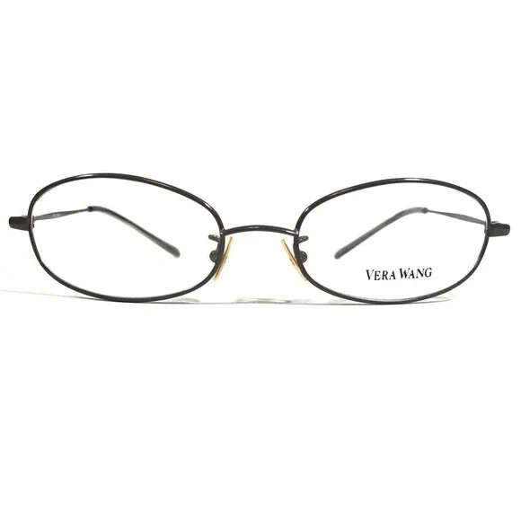 Vera Wang V17 LC Eyeglasses Frames Purple Round Full Wire Rim 50-17-135