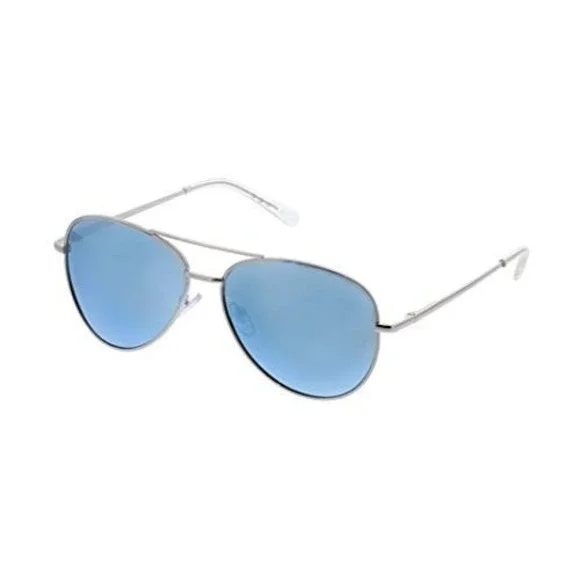 New Peepers Blue Silver Aviator Sunglass Readers +2.50
