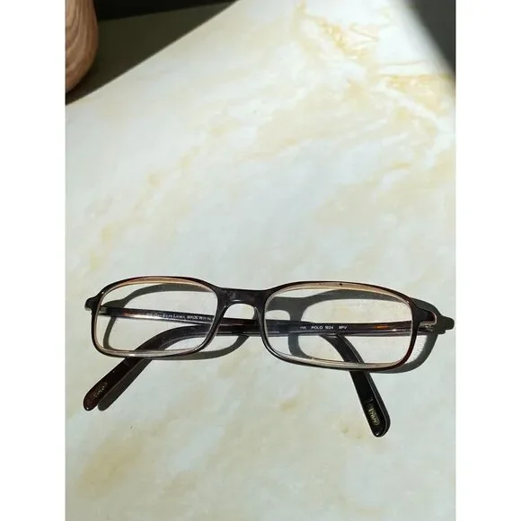 Vintage Polo Ralph Lauren Eye Glasses in Brown Frames