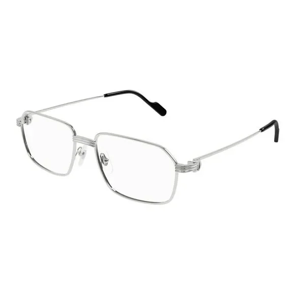 Cartier CT0445o-004 Eyeglasses Silver Metal