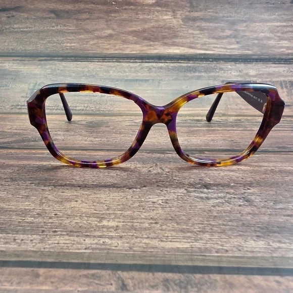 Coach HC 8160 Purple Confetti Tortoise Eyeglasses Frames 56-17-135 L145