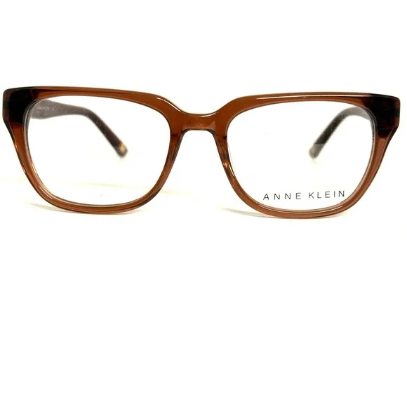 Anne Klein AK5043 604 Merlot Eyeglasses‎ Frames 51-18-135 Brown Red Square Women