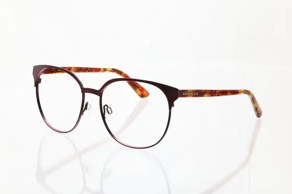 Anne Klein AK 7068 (603) Merlot 55-16-135mm Eyeglasses FRAMES ONLY - GOOD - READ