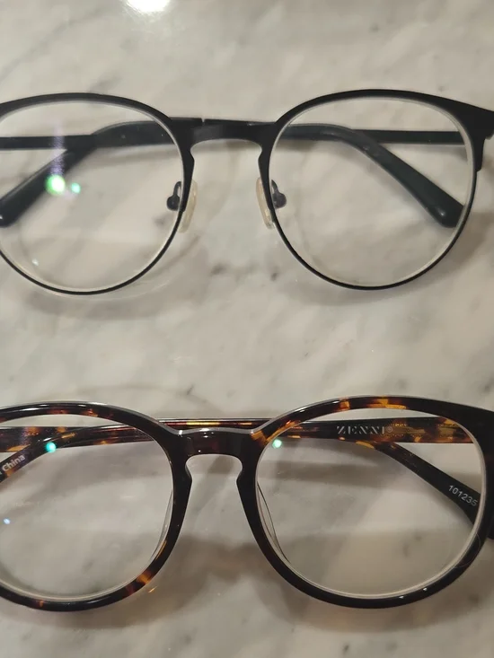 Zenni 2 Pair Women's Tortoiseshell And Black Round Eyeglasses - Brown