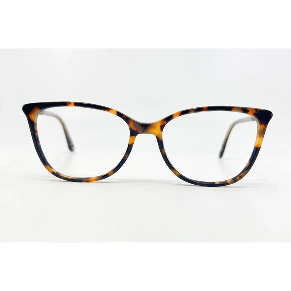 Bulova Shantou Eyeglasses Womens Tortoise Crystal Accents 54-17-140