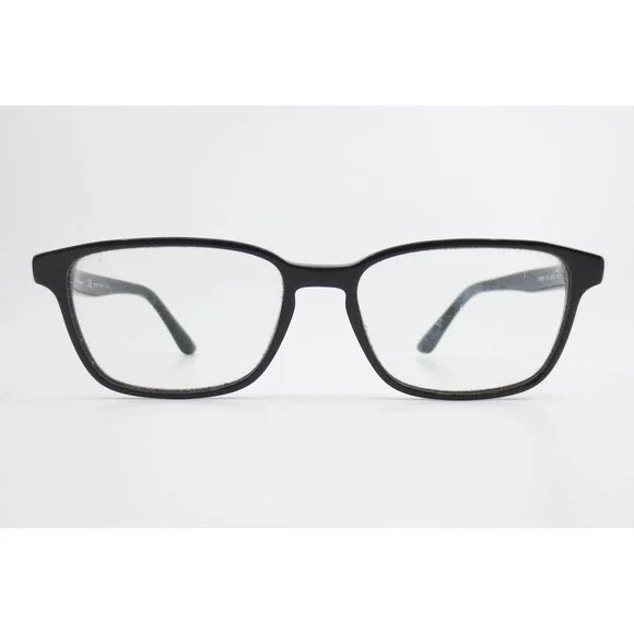 Salvatore Ferragamo SF2859 001 Mens Black Rectangular Eyeglass Frame Italy 53-16