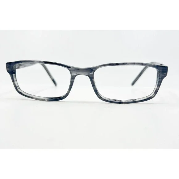 Bulova Eyeglass Frames Mens Grey Montego Bay Marble Rectangular 54-18-140
