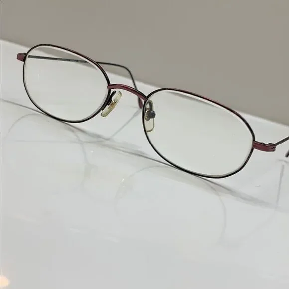🌷Geoffrey Beene Eyeglass Frame Full Rim Burgundy