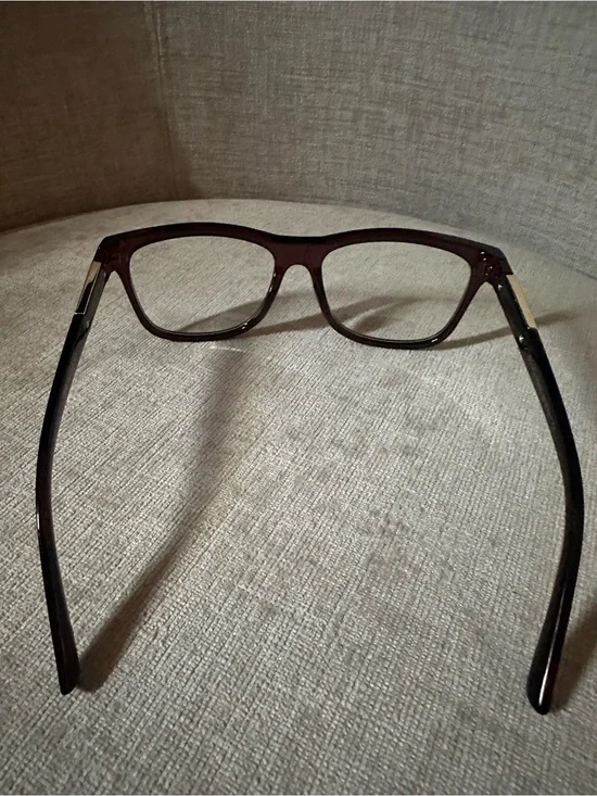 Classic Brown Rectangular Eyeglasses
