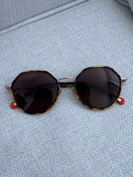 Polarized Tortoiseshell Octagon Women's Sunglasses