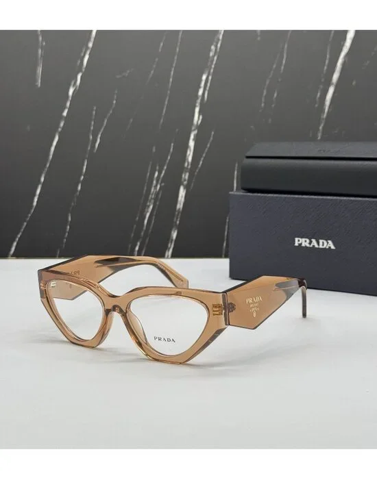 NWT Prada PRC07V 20H1O1 Gray Women Eyeglasses PR C07V