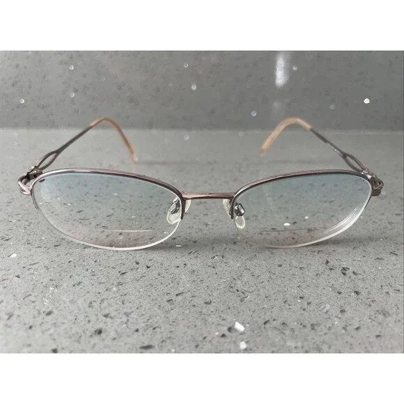 Sferoflex Eyeglasses FRAMES ONLY 4403T 4063 52-18-135 Half rim pink