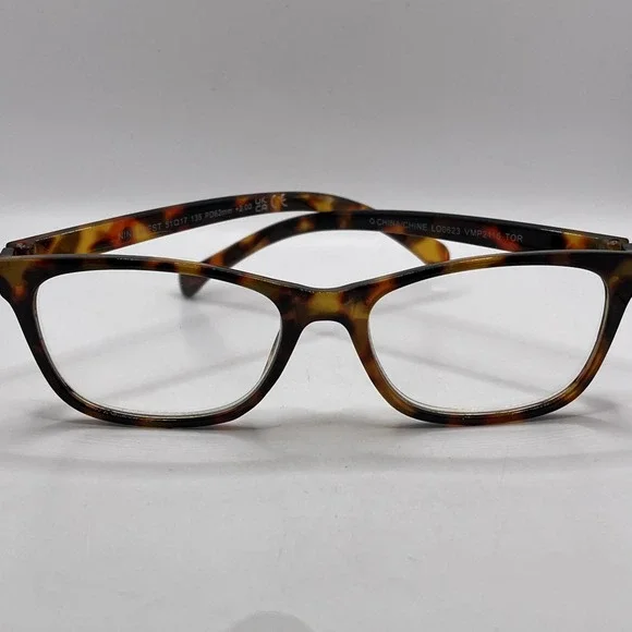 Nine West Eyeglasses Brown Tortoise 51-17-135 Frames +2.00‎
