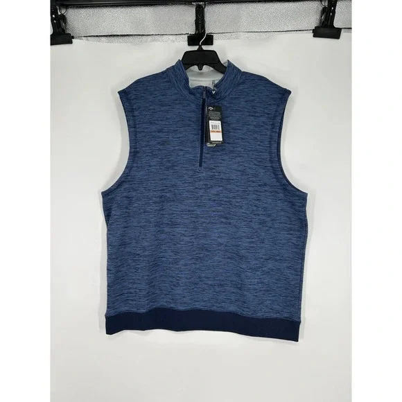 Callaway Golf Vest Mens‎ 3XL Weather Series 1/4 Quarter Zip Sleeveless Pullover
