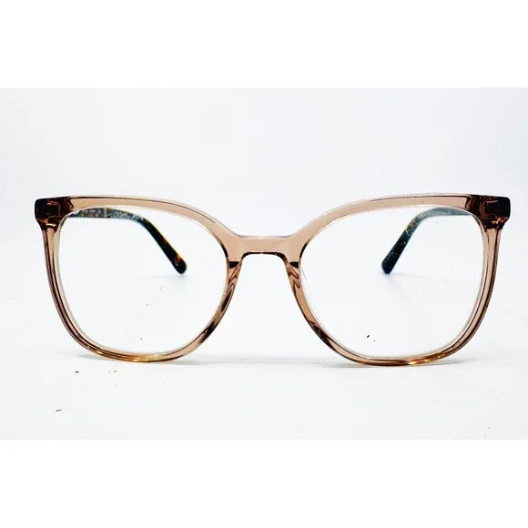 Mv Teng Eyeglass Frames Womens Pink Tortoise Cat Eye 52-19-140