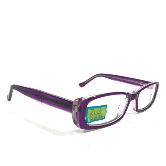 Zack & Zoe LOL-13 PURPLE Eyeglasses Frames Rectangular Full Rim 46-14-125
