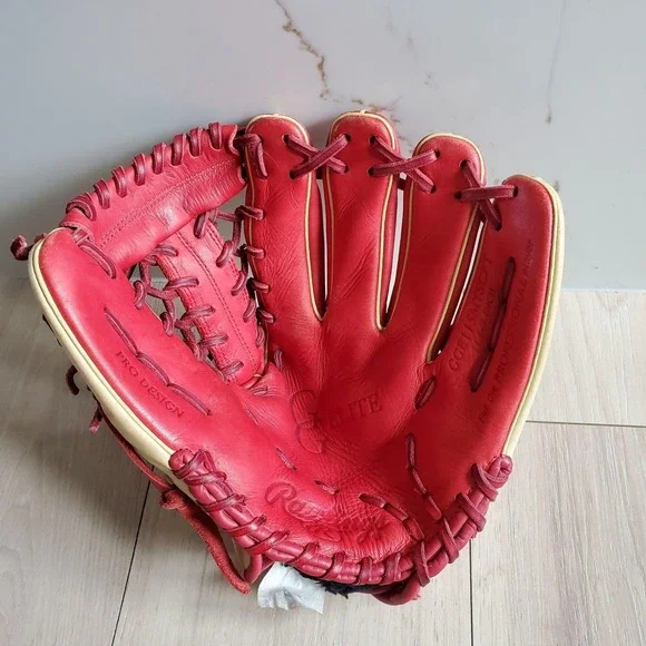 Rawlings Gold Glove Elite 11.5 Infield Baseball Glove Red GGE11.5MTSGPT RHT