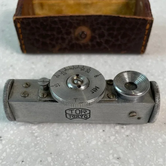 Vintage TOR Tokyo External Rangefinder Camera Accessory Japan 1950s with Case