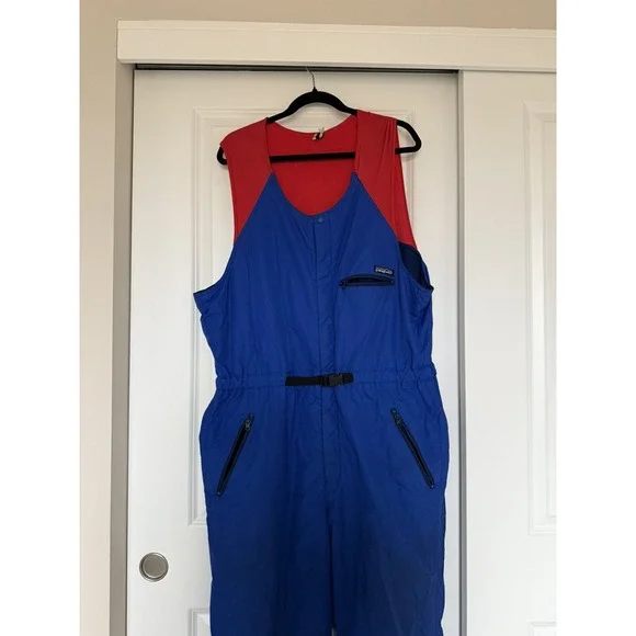 Vintage Patagonia Sailing Bibs Snow Bib One Piece Made in USA‎ Size XL Y2K