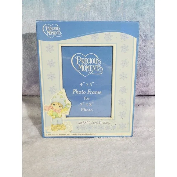 Precious Moments Winter's Such A Ball Photo Frame, 4