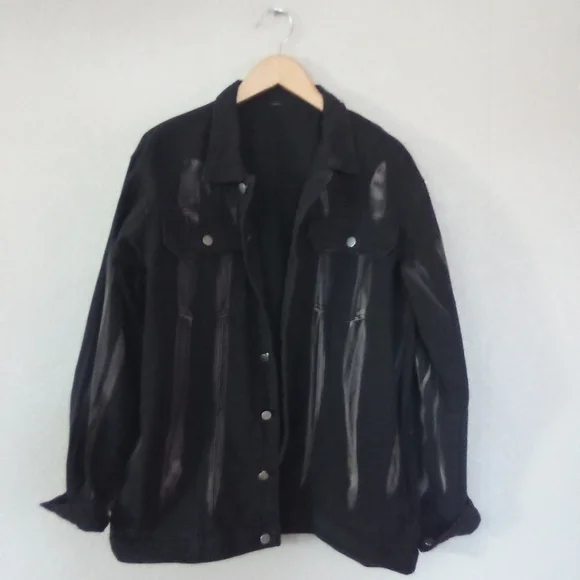 Black Button-Up Jacket