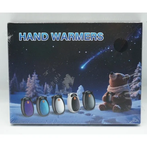 Hand Warmers Rechargeable - Electric Hand Warmers 2 Pack with Dual-Sided Heating