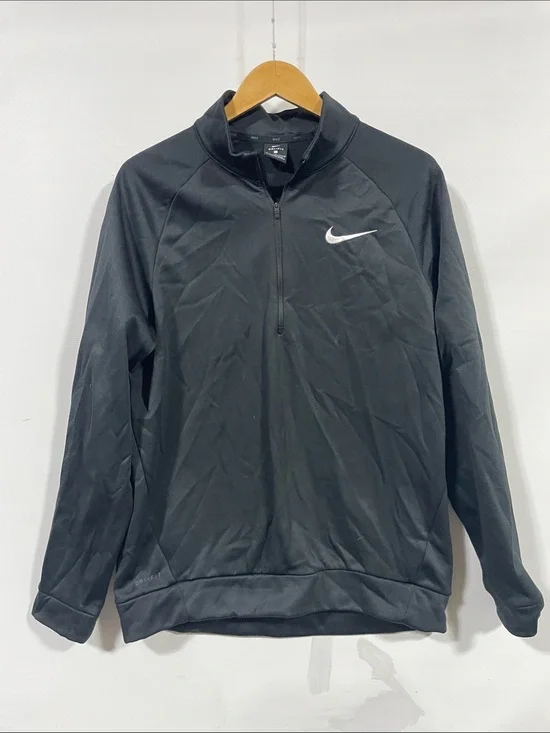 Nike Black Half-Zip Performance Pullover Jacket