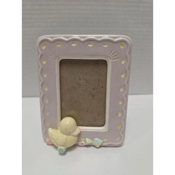 Vintage Baby duck photo‎ frame 3D 3 Dimensional pastel
