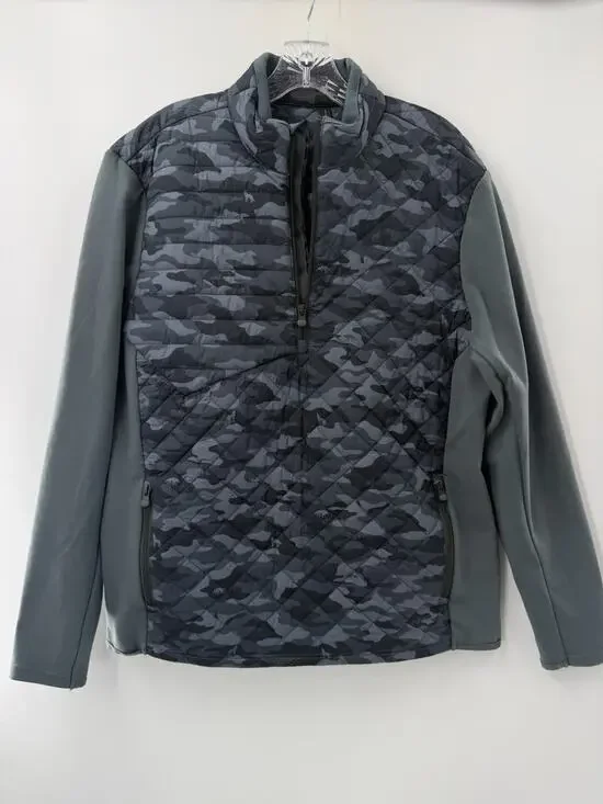 Greyson Men’s Camo Scape Yukon 1/2 Zip Hybrid Performance Jacket Size Large