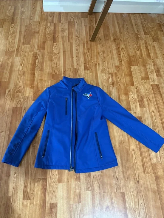 Toronto Blue Jays Zip-Up Jacket with Embroidered Patch